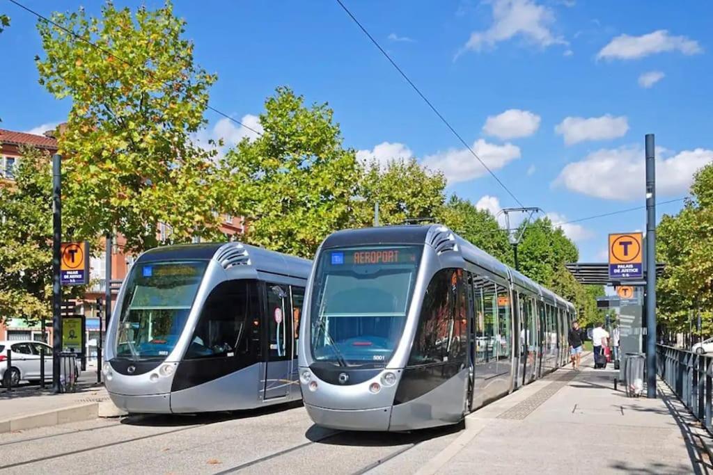 Le Studio Jardin D'Eden Metro Palais De Justice Leilighet Toulouse Eksteriør bilde